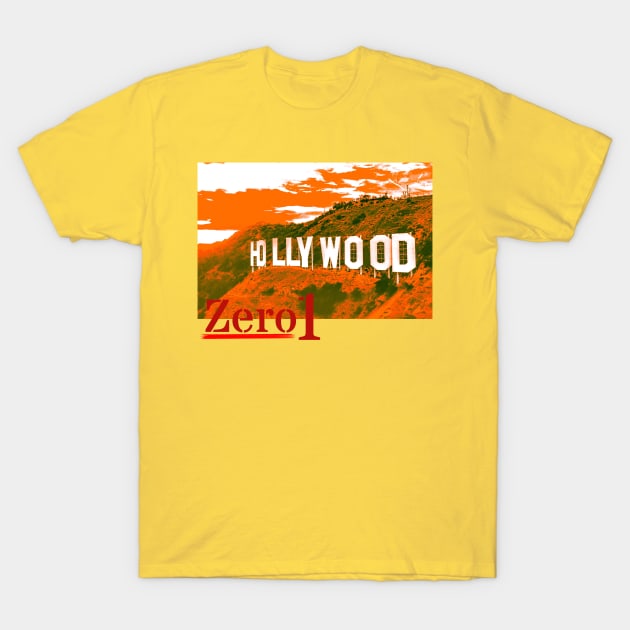 Zero1-1.29 Hollywood T-Shirt by Stinkykittydesign